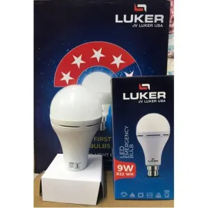 Luker 9 Watts Emergency  Led Bulb Type B22