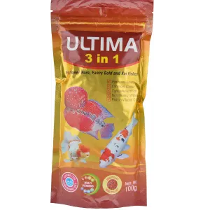 Ultima 3 In 1 Fish Food 100