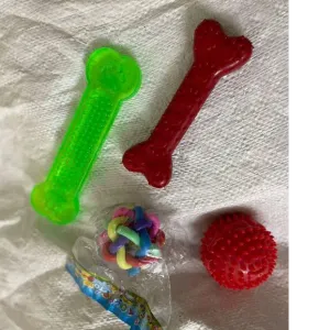 Atina India dog rubber chew toys for young breeds