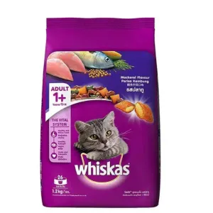 Whiskas Mackerel Adult Dry Cat Food (1.2 KG)