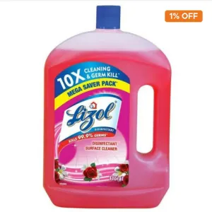 Lizol Disinfectant Surface & Floor Cleaner Liquid, Floral - 2 ..