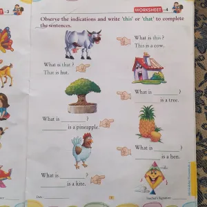 708 Class Ukg Topic- Use of this and that