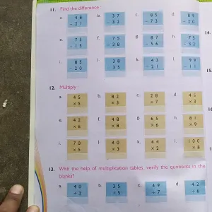 2206 Class 2 Math , topic :  Division