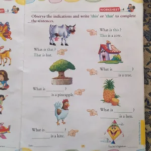 1406 English class 1 topic - Use of this and that
