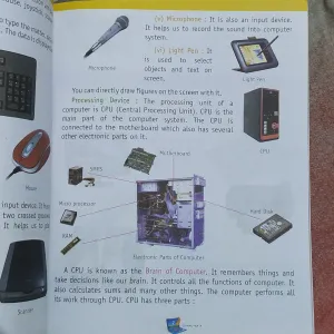 3908  Class 4 computer chapter 1 , Device - input processing output storage (iii)