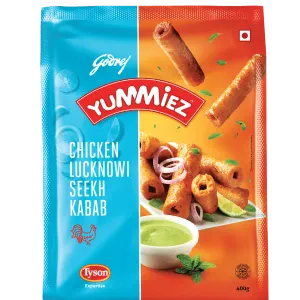 Yummiez Chicken Kabab - Lucknow Seekh 400g