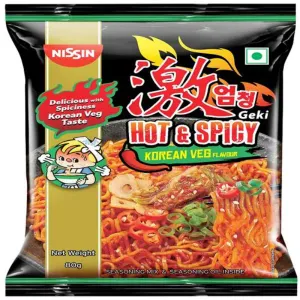 Nissin Geki - Hot & Spicy Korean Veg Flavour
