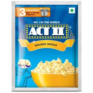 ACT II Instant Popcorn - Golden Sizzle, Hot, Fresh & Delicious