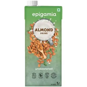 Epigamia Almond Drink - Unsweetened, Dairy Free, Tetrapack