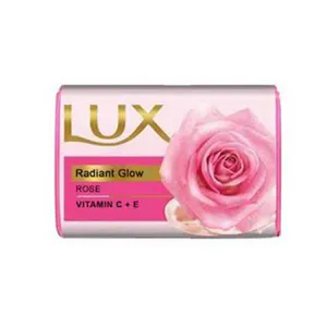 Lux Radiant Glow Rose Bathing Soap, Pack of 4, (4 Units × 43g)