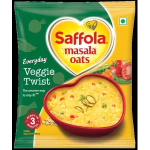 Saffola Oats Masala Veggie Twist, 40 g