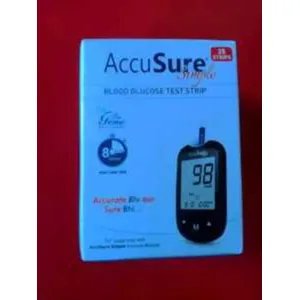 Accusure simple Glucometer BG 25 Strips