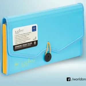 Worldone FL03 Cheque book Size Expanding Folder