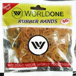 Worldone Rubber Bands- 50 Gram