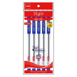 Cello Stylo Ball Pen- Pack of 5