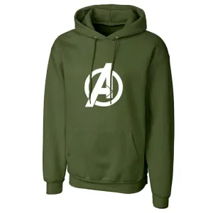 Regular Fit Avengers Printed Cotton Hoodie 