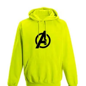 Regular Fit Avengers Printed Cotton Hoodie 