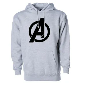 Regular Fit Avengers Printed Cotton Hoodie 