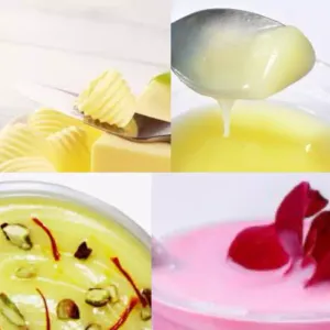 BUTTER, GHEE, CHEESE & SWEET (માખણ,ઘી,ચીઝ,મિઠાઈ) Available soon 