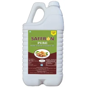 SAFFRON PURE GROUNDNUT OIL /5 Lit. (કેમિકલ પ્રોસેસ વિનાનું શુધ્ધ સિંગતેલ)