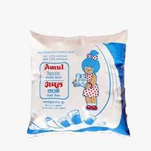 Amul TAZA Milk 225ml.