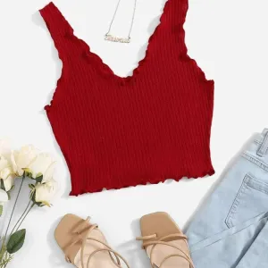 Lettuce viatrim crop top 
