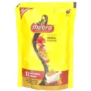Meera Hairwash Powder - Herbal, 80 g pouch

