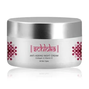 Schloka Anti Ageing Night Cream with Collagen and Vitamin E (50ml)