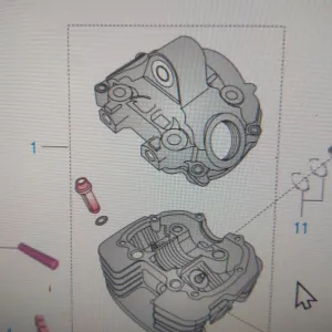  Head Cylinder with Cover - PD511054/36PD0084