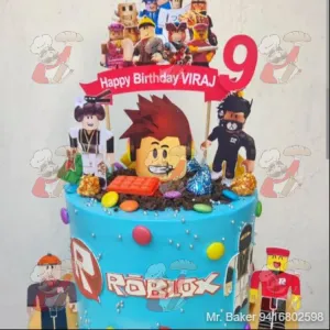 Roblox theme cake