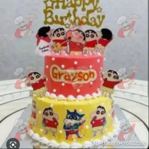 Shinchain theme Cake