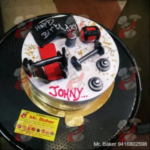 Gym theme Cake