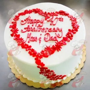 White Heart cake