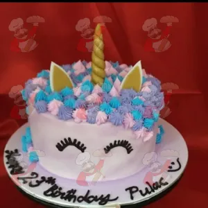 Unicorn single layer Cake 