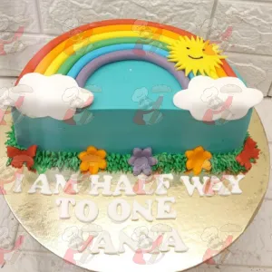 Rainbow cake