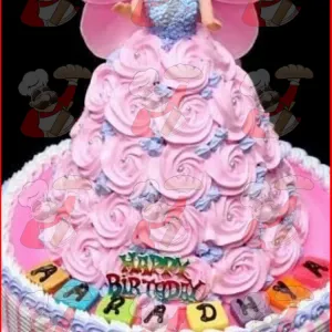 Pink Doll cake