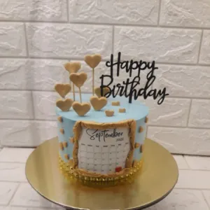 Calender Birthday cake 