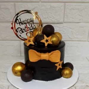 Birthday cake Bow