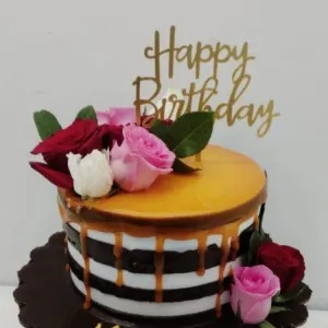 Flower Birthday cake 