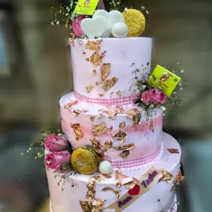 3 Tier  Rose Cake