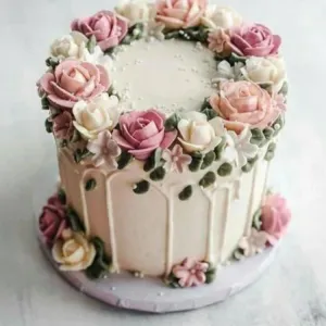 Rose Cake height 