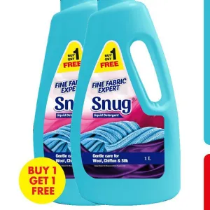 Snug liquid detergent buy 1 get 1 free 500ml