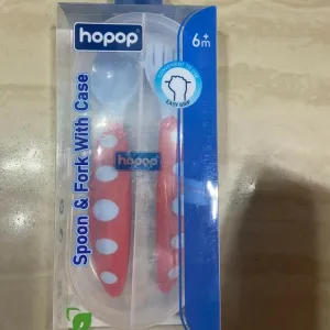 Spoon and fork with case 