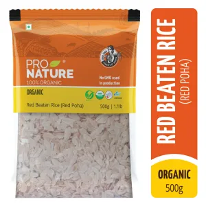 PN BEATEN RICE RED POHA 500GM