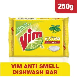 Vim Extra Anti Smell Dishwash Bar 