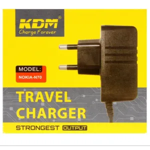 KDM Travel charger with 3 months warranty