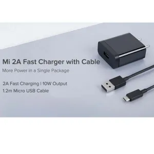 Super fast charger for Android phones 2.1 Amp output (Black) 6 month warranty