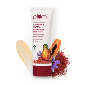 Plum Facewash Saffron & Papaya, 100ml