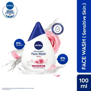 Nivea Facewash Womens Rose, 100ml