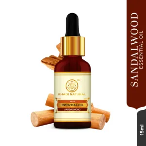 Khadi Essential Oil Sandlewood, 15ml 